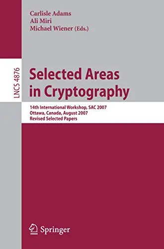 Cover of Selected Areas in Cryptography