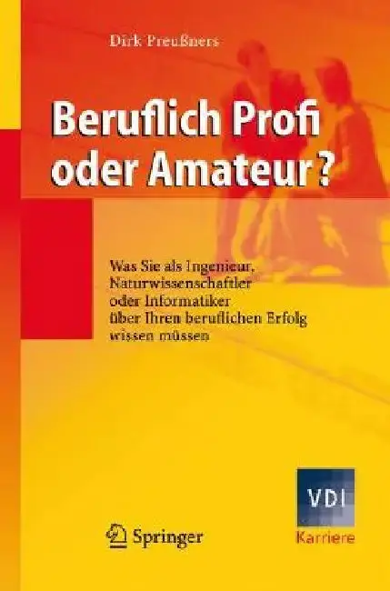 Cover of Beruflich Profi Oder Amateur?