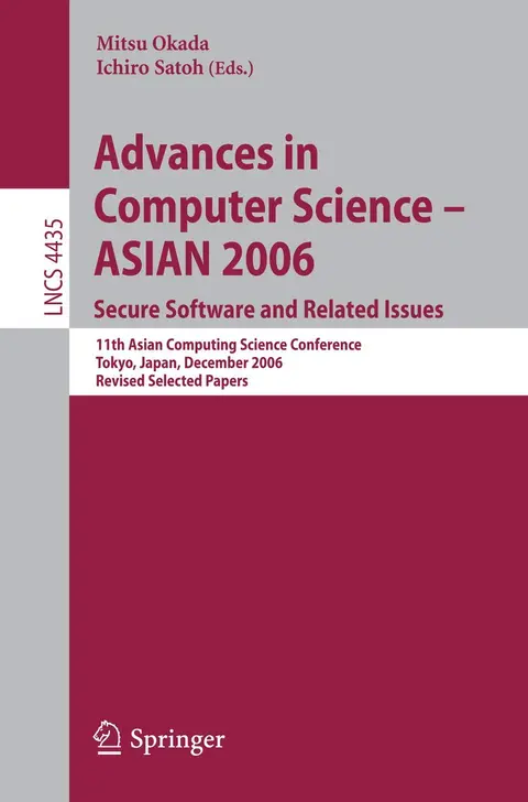 Cover of Advances in Computer Science- Asian 2006