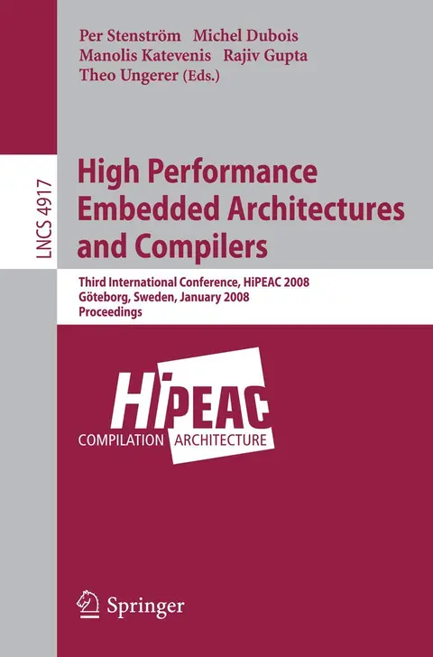 Cover of High Performance Embedded Architectures and Compilers