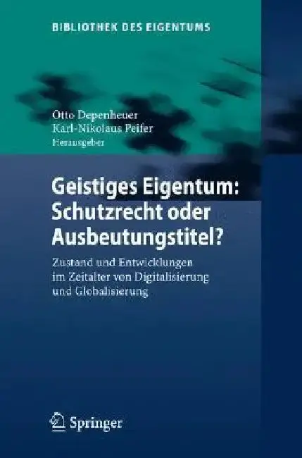 Cover of Geistiges Eigentum
