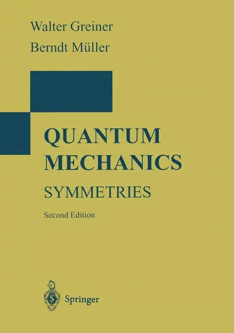 Cover of Quantum Mechanics. Symmetries