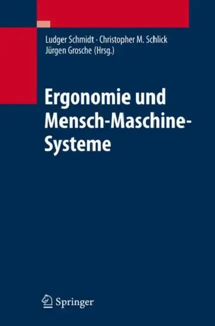 Cover of Ergonomie Und Mensch-Maschine-Systeme