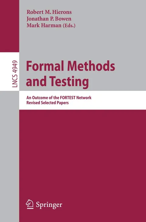 Cover of Formal Methods and Testing