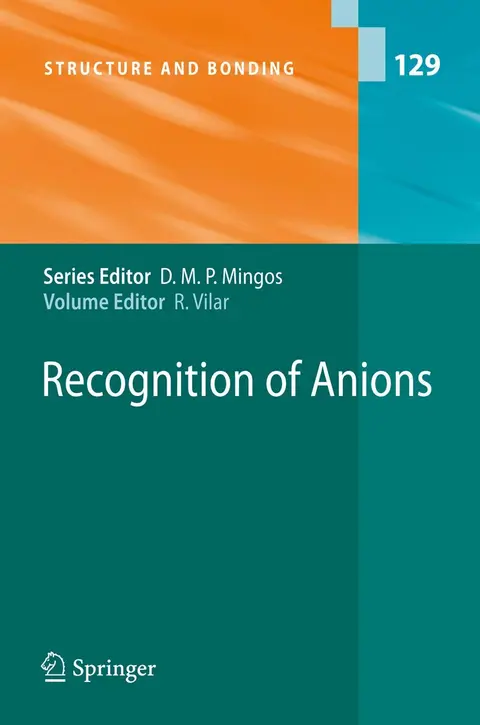 Cover of Recognition of Anions