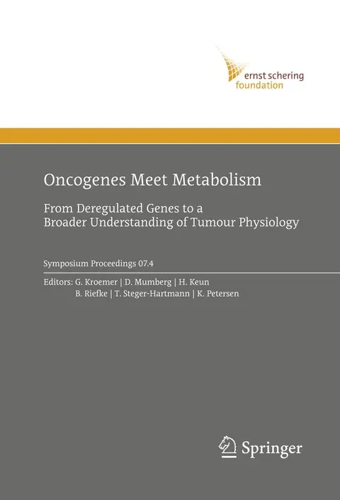 Cover of Oncogenes Meet Metabolism