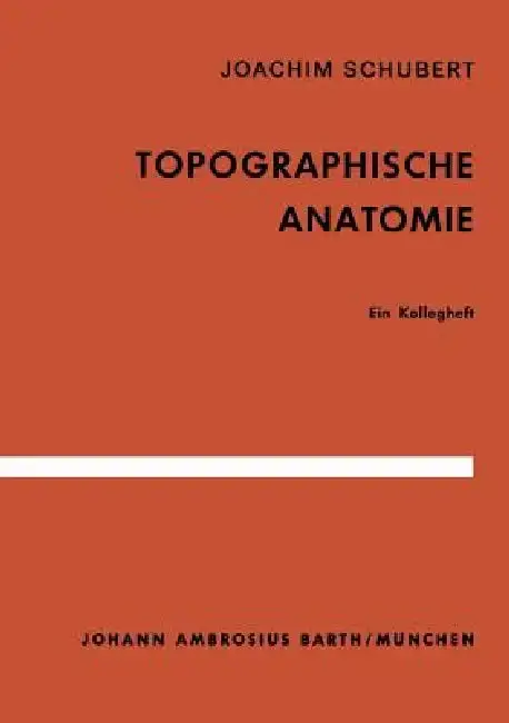 Cover of Topographische Anatomie