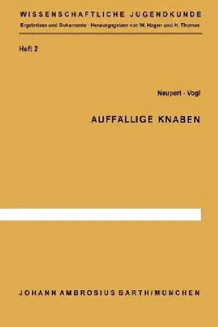 Cover of Auffällige Knaben