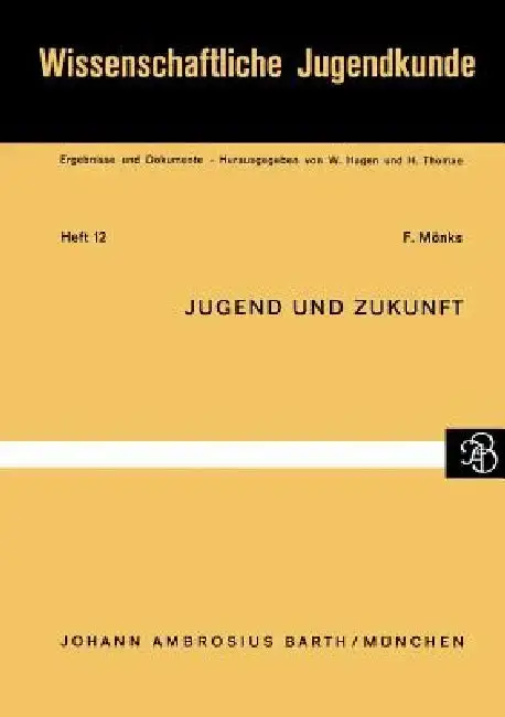 Cover of Jugend Und Zukunft