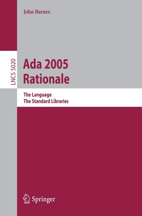 Cover of Ada 2005 Rationale