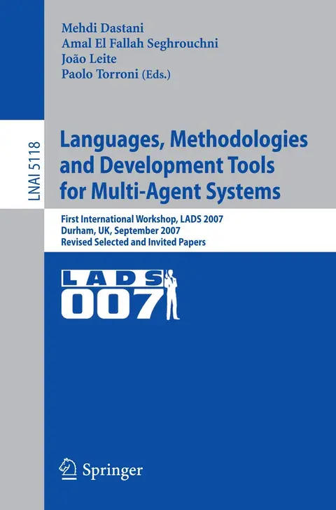 Cover of Languages, Methodologies and Development Tools for Multi-Agent Systems