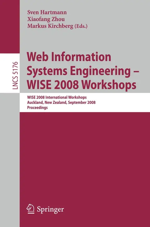 Cover of Web Information Systems Engineering