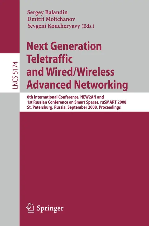 Cover of Next Generation Teletraffic and Wired/Wireless Advanced Networking