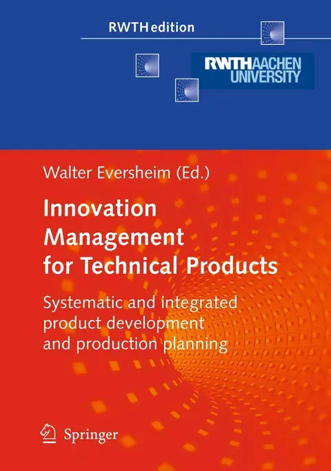 Cover of Innovation Management for Technical Products