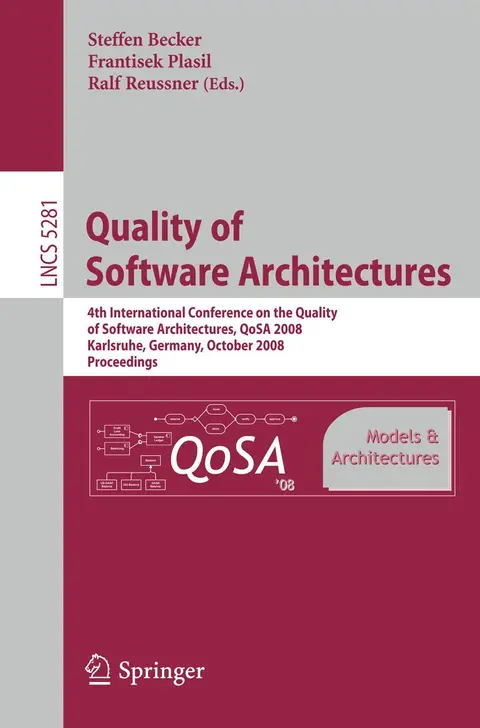 Cover of Quality of Software Architectures Models and Architectures