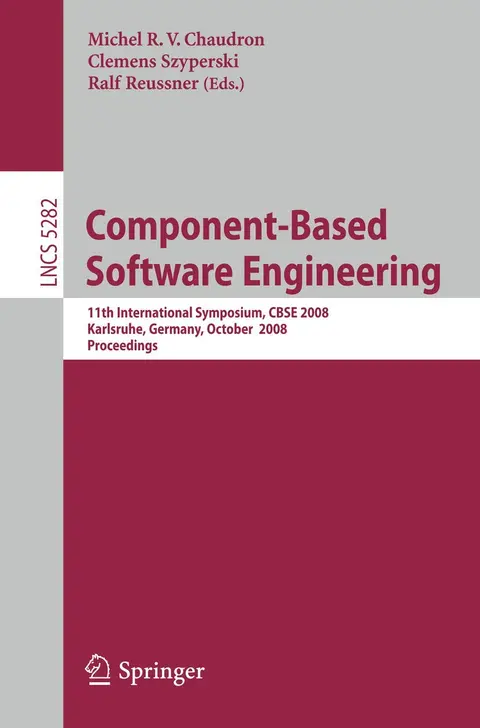 Cover of Component-based Software Engineering