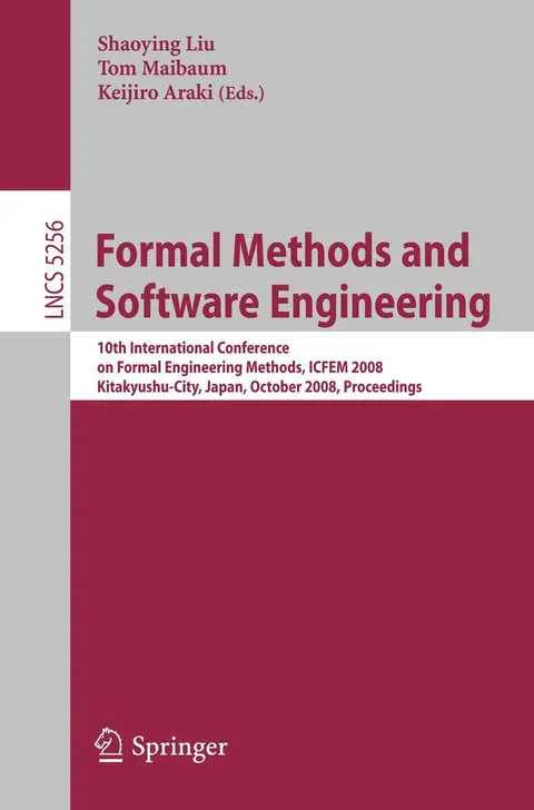 Cover of Formal Methods and Software Engineering