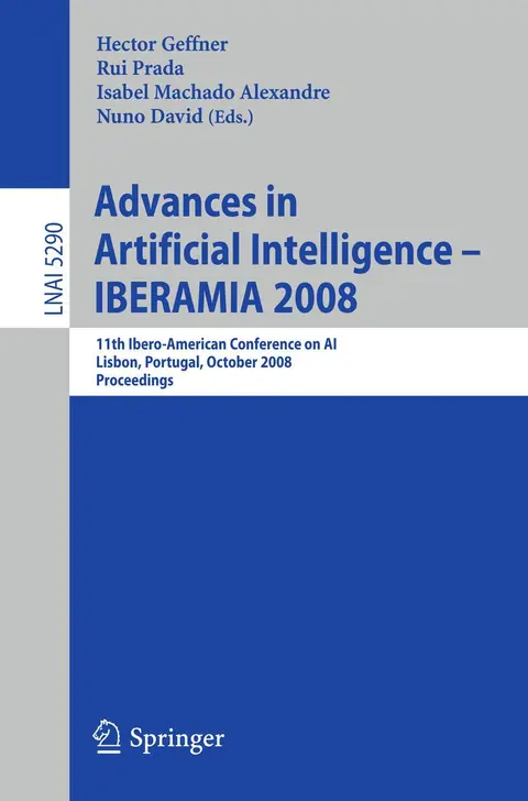 Cover of Advances in Artificial Intelligence - IBERAMIA 2008