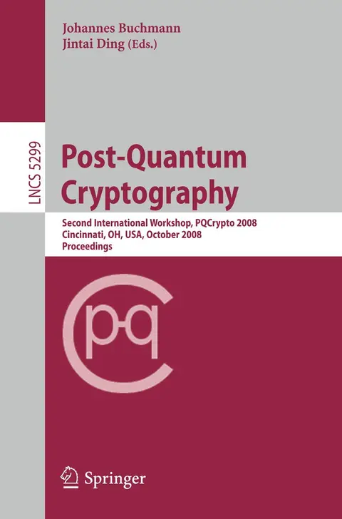Cover of Post-Quantum Cryptography