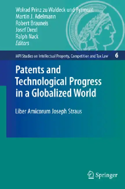 Cover of Patents and Technological Progress in a Globalized World