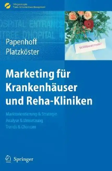 Cover of Marketing Für Krankenhäuser Und Reha-Kliniken