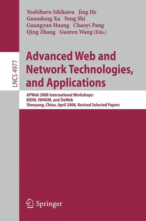 Cover of Advanced Web and Network Technologies, and Applications