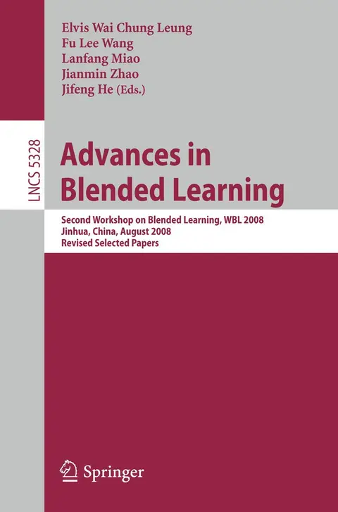 Cover of Advances in Blended Learning