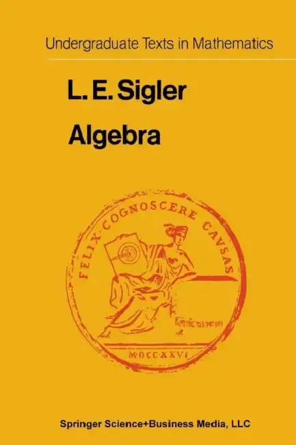 Cover of Algebra