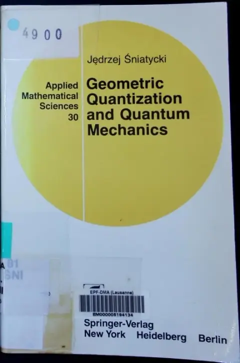 Cover of Geometric Quantization and Quantum Mechanics