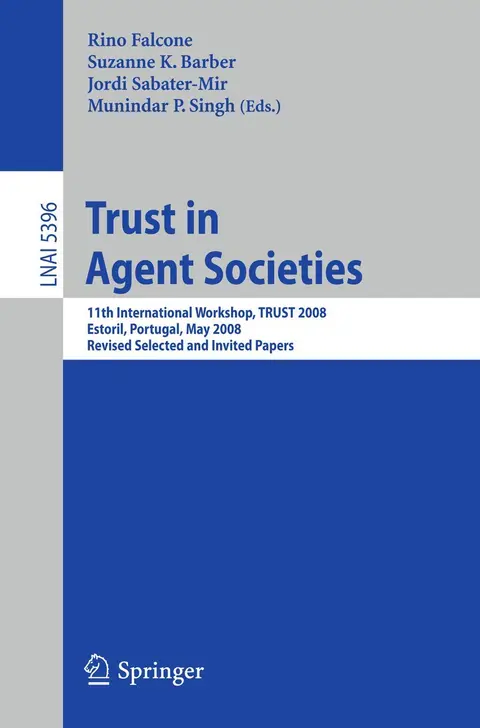 Cover of Trust in Agent Societies