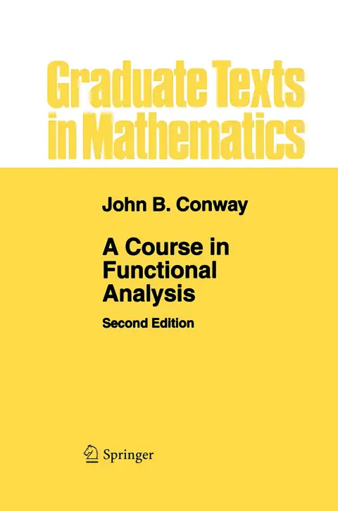 Cover of A Course in Functional Analysis