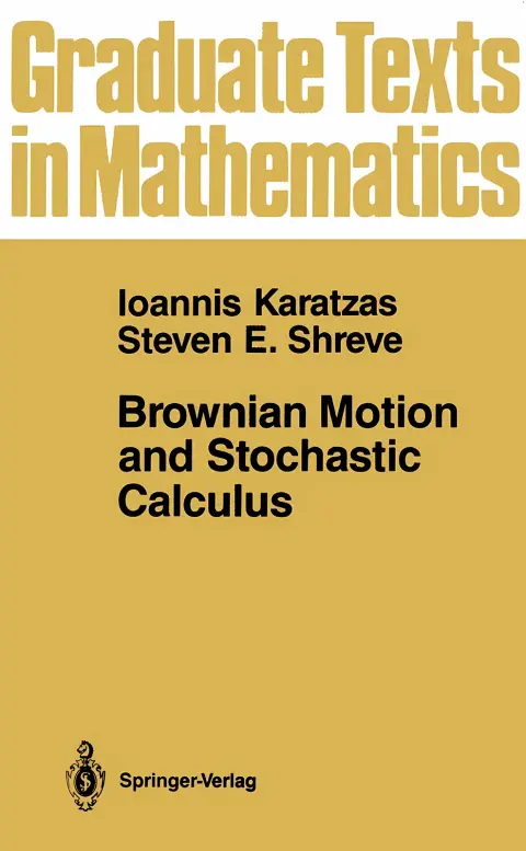 Cover of Brownian motion and stochastic calculus