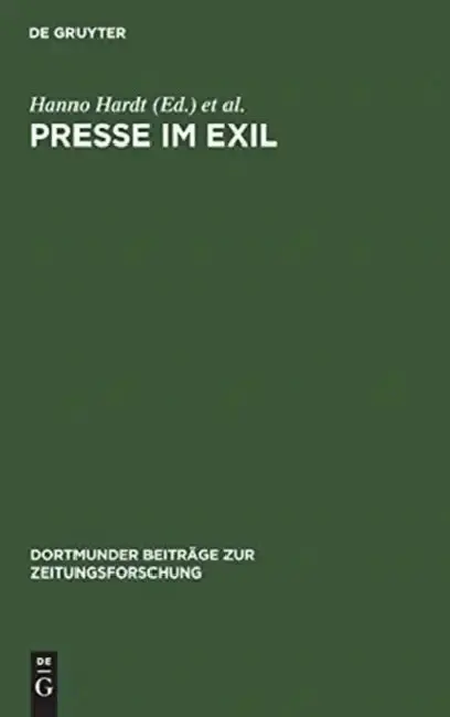 Cover of Presse im Exil