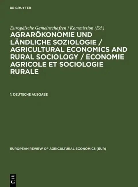 Cover of Deutsche Ausgabe