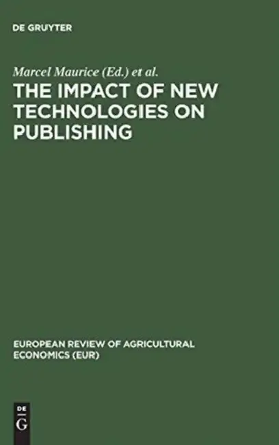 Cover of The Impact of New Technologies on Publishing