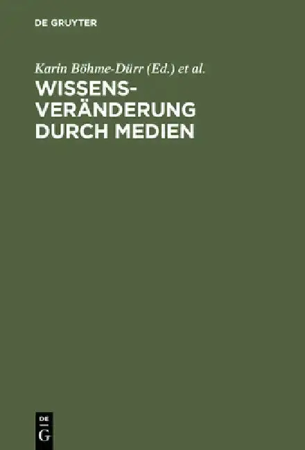 Cover of Wissensveränderung durch Medien