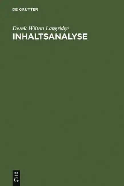 Cover of Inhaltsanalyse