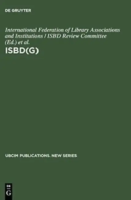 Cover of Isbd(g)