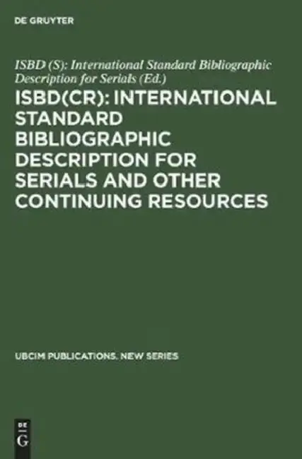 Cover of Isbd(cr)