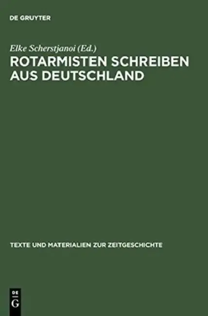 Cover of Rotarmisten Schreiben Aus Deutschland