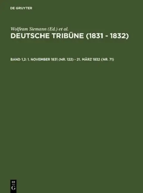 Cover of 1. November 1831 (Nr. 122) - 21. März 1832 (Nr. 71)