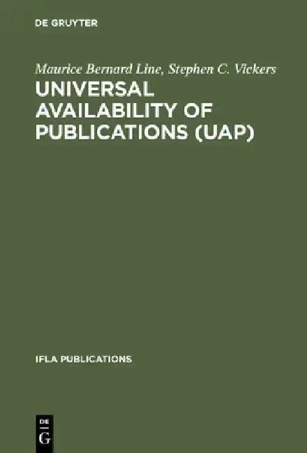 Cover of Universal Availability of Publications (UAP)