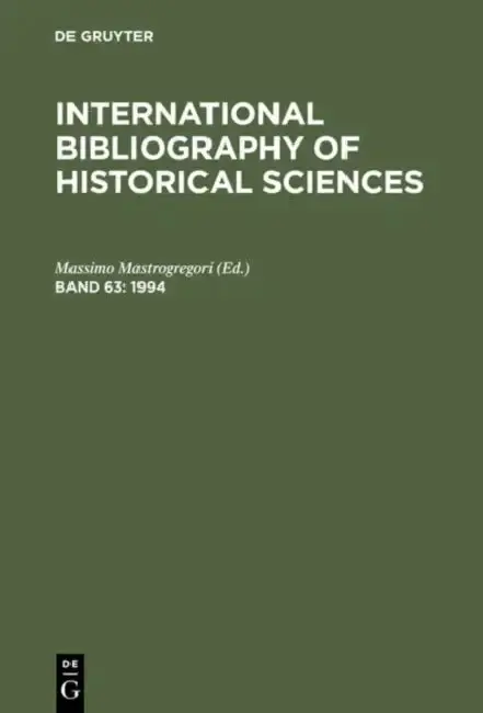 Cover of International Bibliography of Historical Sciences