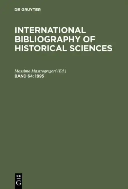 Cover of International Bibliography of Historical Sciences
