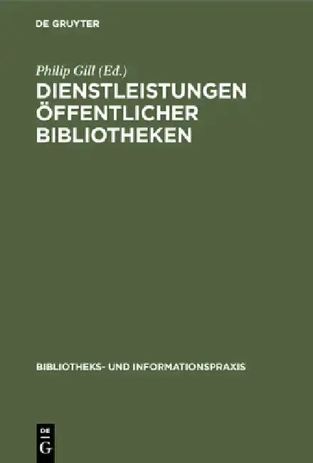 Cover of Dienstleistungen Öffentlicher Bibliotheken