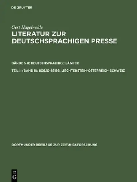 Cover of 80620-89198. Liechtenstein-Österreich-Schweiz