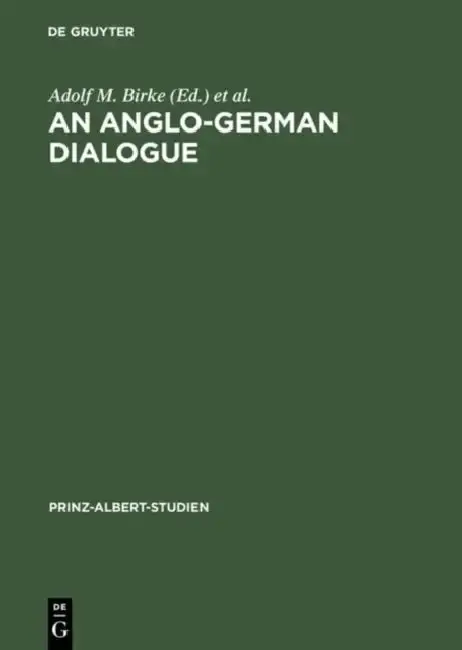 Cover of An Anglo-German Dialogue