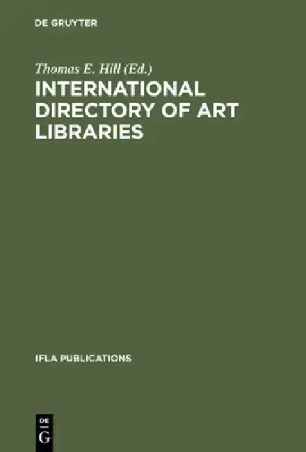 Cover of International Directory of Art Libraries