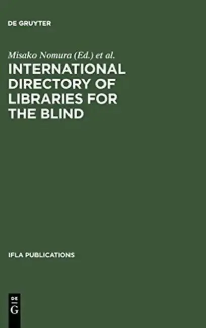 Cover of International Directory of Libraries for the Blind