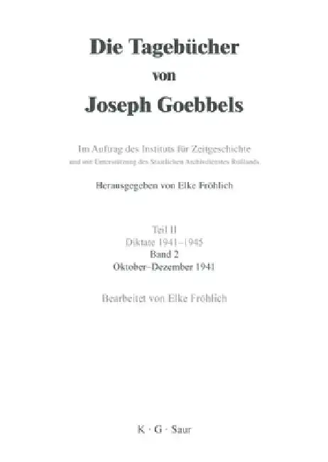 Cover of Oktober - Dezember 1941